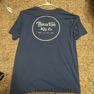 Brixton Men's Graphic Blue Tee
